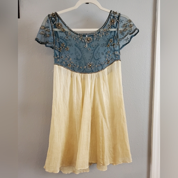 Free People Rare Embellished ombre tunic mini, XS - Picture 3 of 11